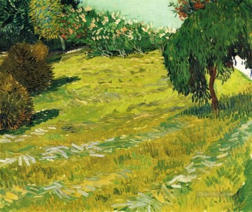Garden with Weeping Willow Vincent van Gogh Oil Paintings